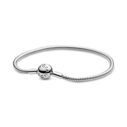 Brazalete Cadena con Tachuelas Pandora Moments Recubrimiento en Oro de 14k