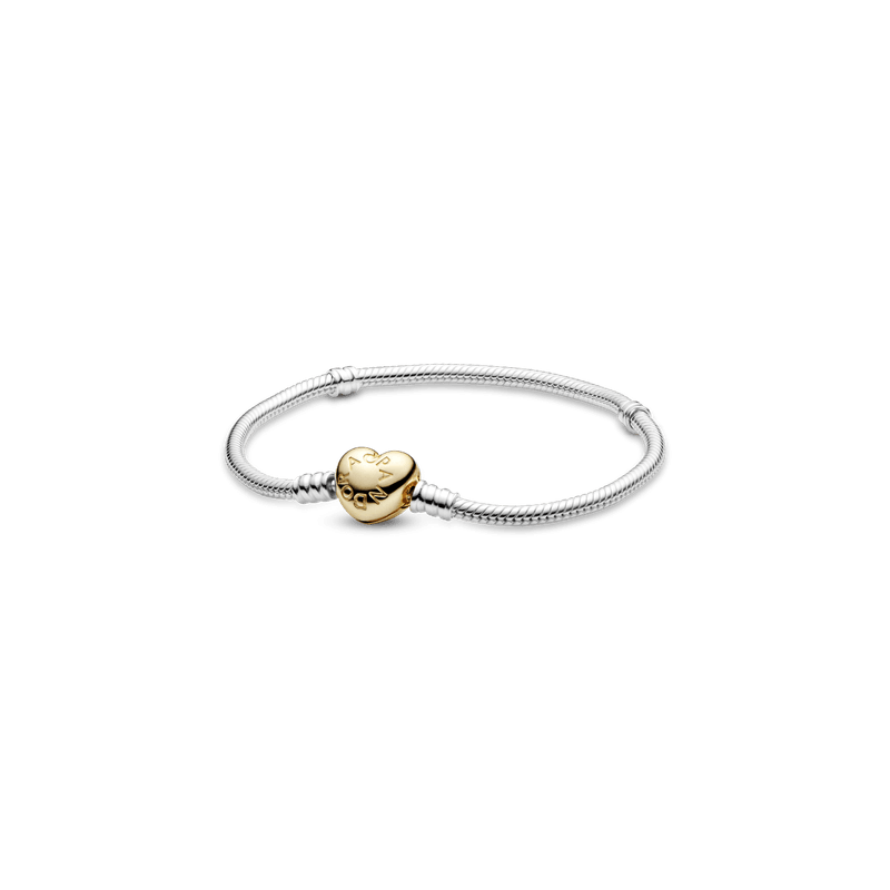 Brazalete Cadena con Tachuelas Pandora Moments Recubrimiento en Oro de 14k
