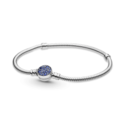 Brazalete Cadena con Tachuelas Pandora Moments Recubrimiento en Oro de 14k