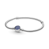 Brazalete Cadena con Tachuelas Pandora Moments Recubrimiento en Oro de 14k