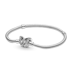 Brazalete Cadena con Tachuelas Pandora Moments Recubrimiento en Oro de 14k