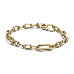 Brazalete Cadena con Tachuelas Pandora Moments Recubrimiento en Oro de 14k