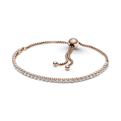 Brazalete Cadena con Tachuelas Pandora Moments Recubrimiento en Oro de 14k