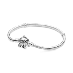 Brazalete Cadena con Tachuelas Pandora Moments Recubrimiento en Oro de 14k