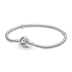 Brazalete Cadena con Tachuelas Pandora Moments Recubrimiento en Oro de 14k