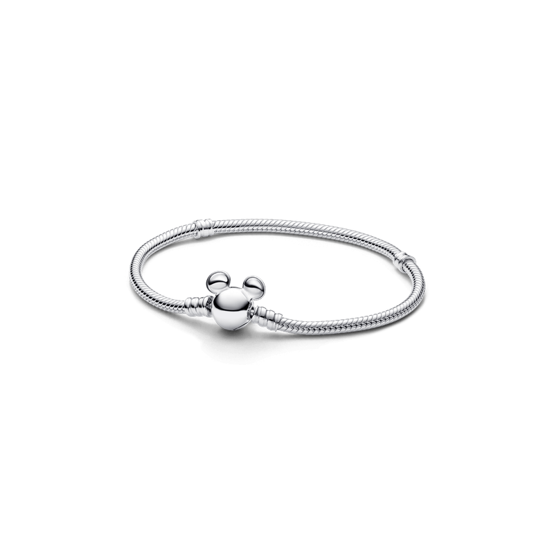 Brazalete Cadena con Tachuelas Pandora Moments Recubrimiento en Oro de 14k