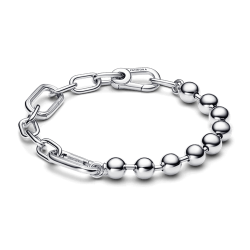 Brazalete Cadena con Tachuelas Pandora Moments Recubrimiento en Oro de 14k