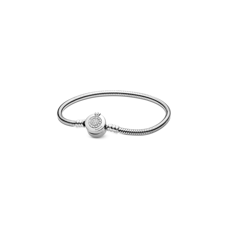 Brazalete Cadena con Tachuelas Pandora Moments Recubrimiento en Oro de 14k