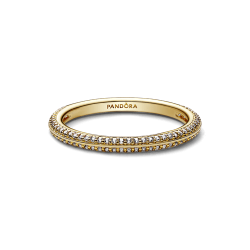 Anillo de Pavé Pandora ME Recubrimiento en Oro de 14k