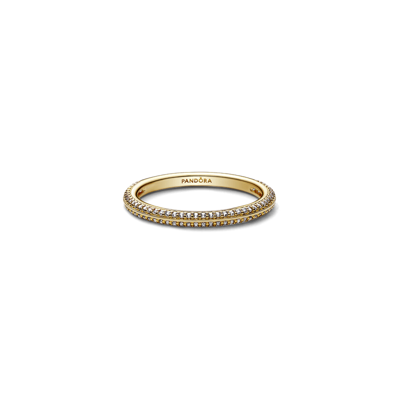 Anillo de Pavé Pandora ME Recubrimiento en Oro de 14k
