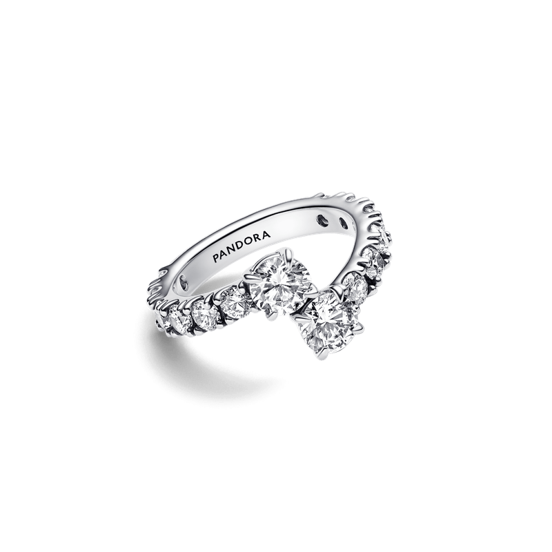 Anillo Alianza Superpuesta Brillante