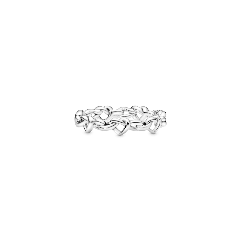Anillo Corazones anudados