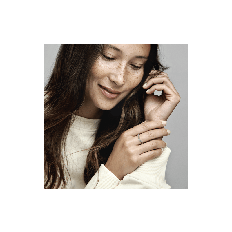 Anillo Deseo brillante Pandora Timeless Pandora Plata Esterlina