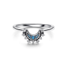 Anillo Luna Celestial Azul