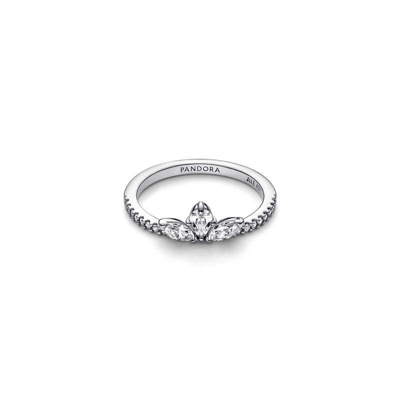 Anillo Racimo herbario reluciente Pandora Plata Esterlina