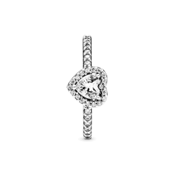 Anillo Corazón elevado