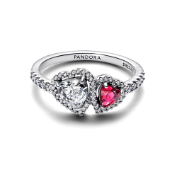 Anillo Halo Corazones