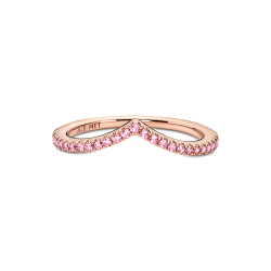 Anillo Deseo Reluciente Rosa